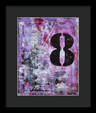 LUCKY NUMBER 8 - Framed Print #1058