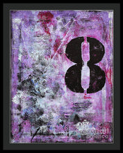 LUCKY NUMBER 8 - Framed Print #1058