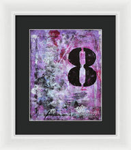 LUCKY NUMBER 8 - Framed Print #1058