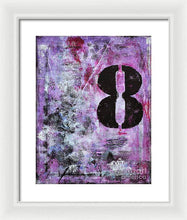 LUCKY NUMBER 8 - Framed Print #1058