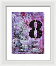 LUCKY NUMBER 8 - Framed Print #1058