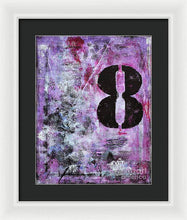 LUCKY NUMBER 8 - Framed Print #1058