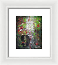LUCKY NUMBER 9 - Framed Print #1059