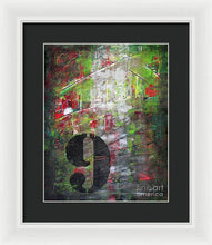 LUCKY NUMBER 9 - Framed Print #1059