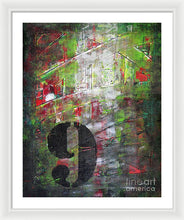LUCKY NUMBER 9 - Framed Print #1059
