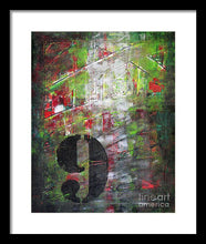 LUCKY NUMBER 9 - Framed Print #1059