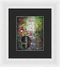 LUCKY NUMBER 9 - Framed Print #1059
