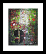 LUCKY NUMBER 9 - Framed Print #1059