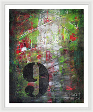 LUCKY NUMBER 9 - Framed Print #1059