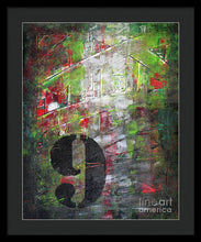 LUCKY NUMBER 9 - Framed Print #1059
