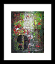 LUCKY NUMBER 9 - Framed Print #1059