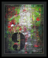 LUCKY NUMBER 9 - Framed Print #1059