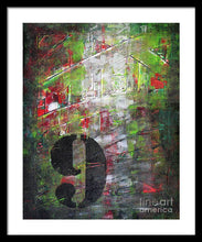 LUCKY NUMBER 9 - Framed Print #1059