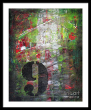 LUCKY NUMBER 9 - Framed Print #1059