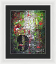 LUCKY NUMBER 9 - Framed Print #1059