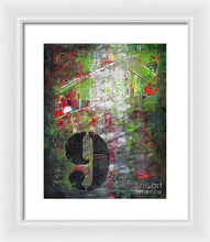 LUCKY NUMBER 9 - Framed Print #1059