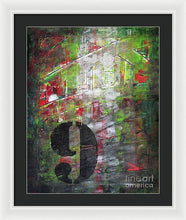 LUCKY NUMBER 9 - Framed Print #1059