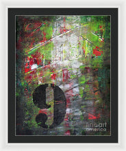 LUCKY NUMBER 9 - Framed Print #1059