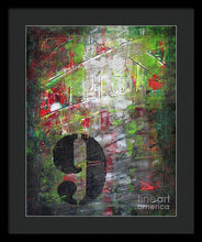 LUCKY NUMBER 9 - Framed Print #1059