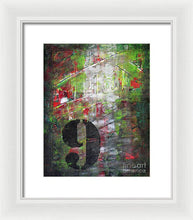 LUCKY NUMBER 9 - Framed Print #1059