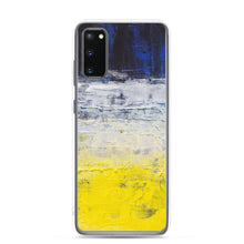 Samsung PHONE CASE Edgy Blue Yellow White Abstract