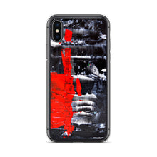 Red and Black IPHONE CASE Cool Abstract Modern Art