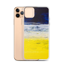 Blue Yellow IPHONE CASE Apple Modern Art Design