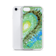 Artsy Heart PHONE CASE for Apple iPhones Green Abstract Art