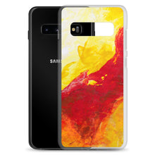 Galaxy PHONE CASE Yellow Red Abstract Design