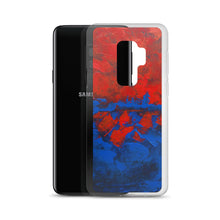 Blue Red PHONE CASE Cover for Samsung Galaxy Phones Abstract Design