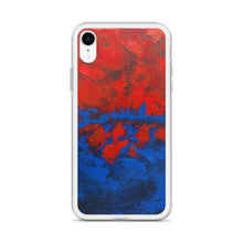 Blue Red IPHONE CASE Cover Artsy Abstract Design