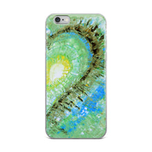 Artsy Heart PHONE CASE for Apple iPhones Green Abstract Art
