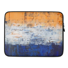 Urban LAPTOP SLEEVE Grungy Style Orange Blue