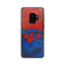 Blue Red PHONE CASE Cover for Samsung Galaxy Phones Abstract Design