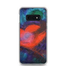 Red Heart Samsung Galaxy PHONE CASE Art Blue Red