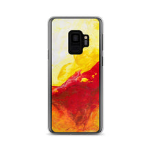 Galaxy PHONE CASE Yellow Red Abstract Design