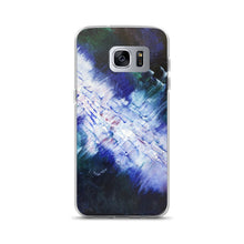 Artsy Samsung PHONE CASE Navy Blue White Abstract