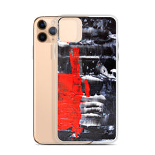 Red and Black IPHONE CASE Cool Abstract Modern Art