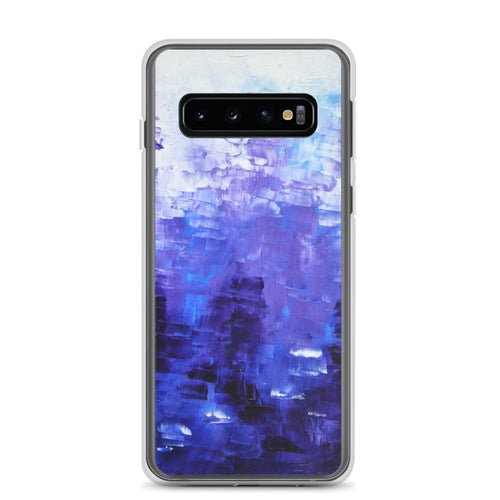 Blue PHONE CASE COVER for Galaxy Phones Unique Abstract Style