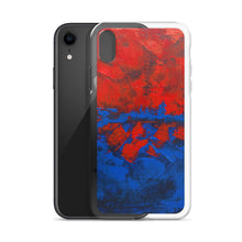 Blue Red IPHONE CASE Cover Artsy Abstract Design