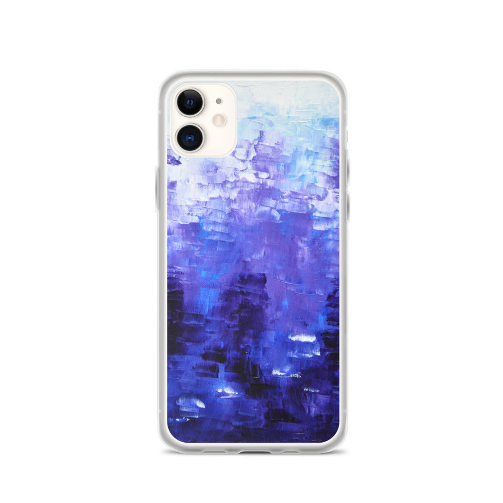 Cool Indigo Blue Abstract IPHONE COVER/CASE Unique Design