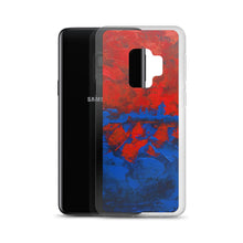 Blue Red PHONE CASE Cover for Samsung Galaxy Phones Abstract Design
