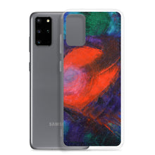 Red Heart Samsung Galaxy PHONE CASE Art Blue Red