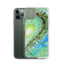 Artsy Heart PHONE CASE for Apple iPhones Green Abstract Art