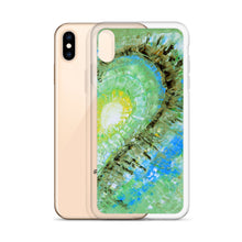 Artsy Heart PHONE CASE for Apple iPhones Green Abstract Art