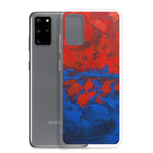 Blue Red PHONE CASE Cover for Samsung Galaxy Phones Abstract Design