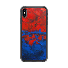 Blue Red IPHONE CASE Cover Artsy Abstract Design