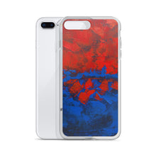 Blue Red IPHONE CASE Cover Artsy Abstract Design