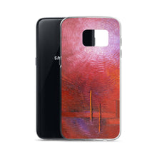 Red PHONE CASE for Samsung Galaxy Phones Abstract Art