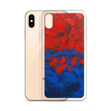 Blue Red IPHONE CASE Cover Artsy Abstract Design